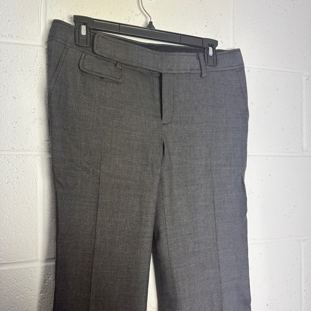 Banana Republic Ryan Fit Grey Wool Blend Bootcut Dress Pants Womens Size 6